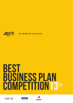 BEST BUSINESS PLAN COMPETITION 1
