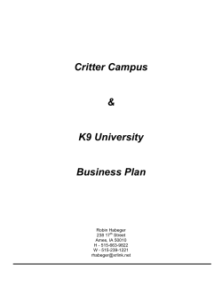 Critter Campus  &amp; K9 University