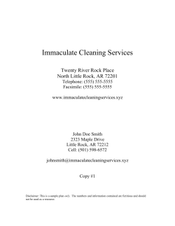 Immaculate Cleaning Services Twenty River Rock Place North Little Rock, AR 72201