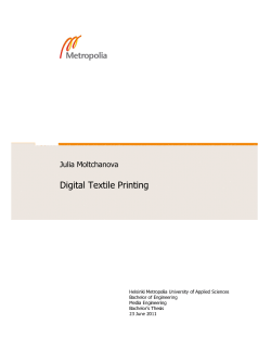 Digital Textile Printing Julia Moltchanova