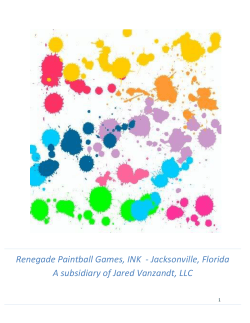 Renegade Paintball Games, INK  - Jacksonville, Florida  1