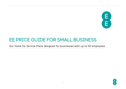 EE PRICE GUIDE FOR SMALL BUSINESS  1