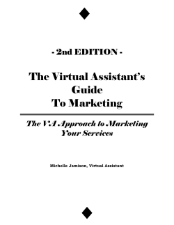 The Virtual Assistant’s Guide To Marketing