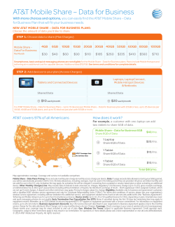 AT&amp;T Mobile Share – Data for Business
