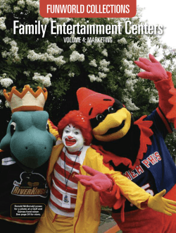 Family Entertainment Centers FUNWORLD COLLECTIONS VOLUME 4: MARKETING Ronald McDonald poses