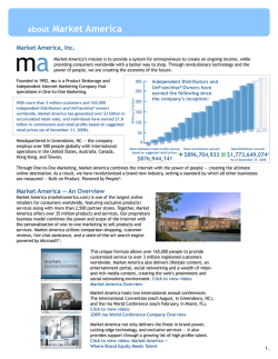 Market America about Market America, Inc.