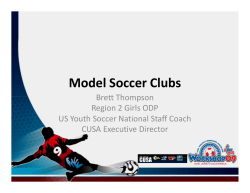 Model Soccer Clubs
