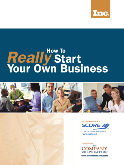 Really Start Your Own Business How To