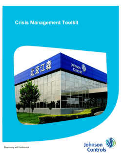 Crisis Management Toolkit