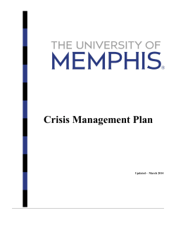 Crisis Management Plan