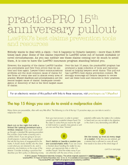 practicePRO 15 anniversary pullout th L