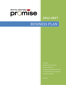 BUSINESS PLAN 2012-2017