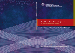 A Guide to ICT Sourcing for Australian Government