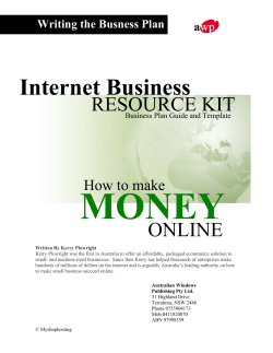 MONEY Internet Business RESOURCE KIT ONLINE