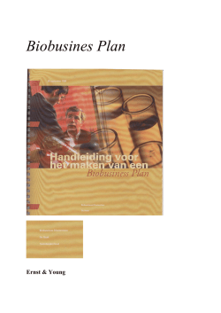Biobusines Plan  Ernst &amp; Young