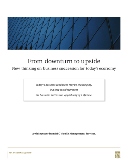 From downturn to upside