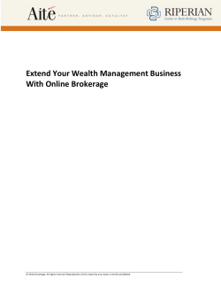 Extend Your Wealth Management Business With Online Brokerage