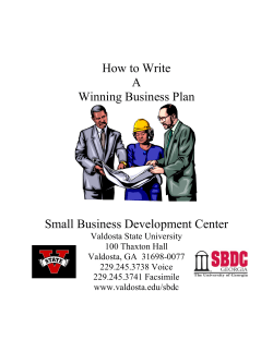 How to Write A Winning Business Plan