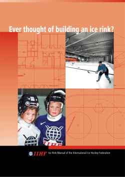 Ever thought of building an ice rink?