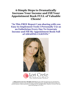 6 Simple Steps to Dramatically Increase Your Income and Fill Your