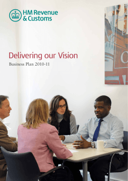 Delivering our Vision Business Plan 2010-11