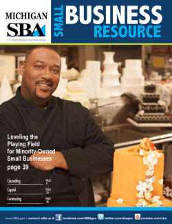 BUSINESS RESOURCE SMALL MICHIGAN