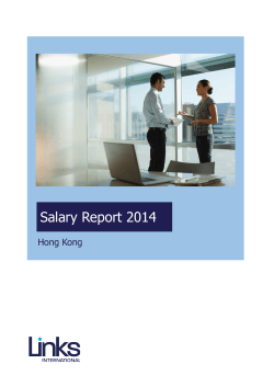 Salary Report 2014  Hong Kong