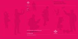 The Prince’s Trust Business Plan Pack princes-trust.org.uk