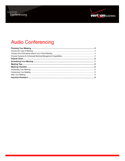 Audio Conferencing Conferencing