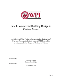 Small Commercial Building Design in Canton, Maine