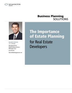 The Importance of Estate Planning for Real Estate Developers