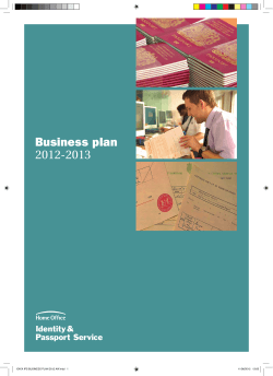Business plan 2012-2013 XXXX IPS BUSINESS PLAN 2012 AW.indd   1