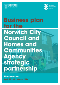 Business plan for the Norwich City Council and
