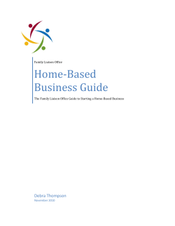 Home-Based Business Guide Debra Thompson
