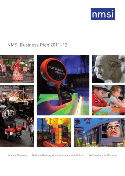 NMSI Business Plan 2011–12