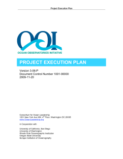 PROJECT EXECUTION PLAN