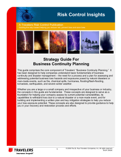 Risk Control Insights Strategy Guide For Business Continuity Planning