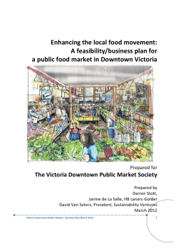 Enhancing the local food movement: A feasibility/business plan for