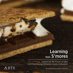 Learning S’mores  from