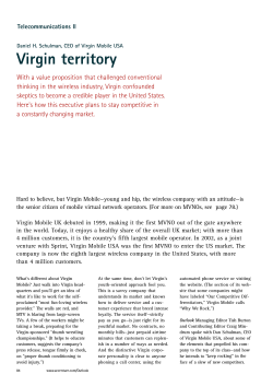 Virgin territory