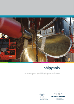 shipyards our unique capability is your solution