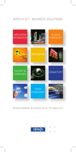 imTech icT - Business soluTions