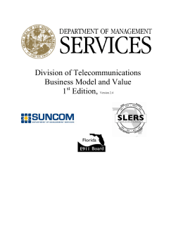 Division of Telecommunications Business Model and Value 1