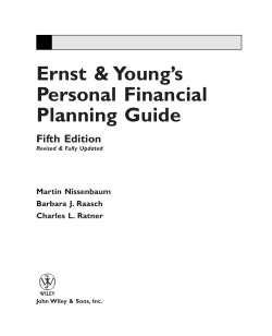 Ernst &amp; Young’s Personal Financial Planning Guide Fifth Edition