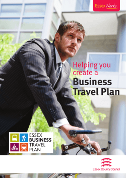 guidelines Business Travel Plan Helping you