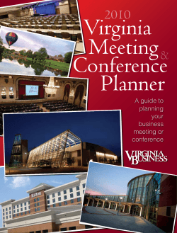 Virginia Meeting Conference Planner