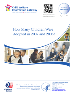 How Many Children Were Adopted in 2007 and 2008?
