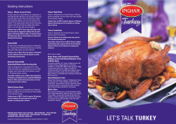 Cooking instructions Turkey Thigh Roast Turkey - Whole, Frozen &amp; Fresh