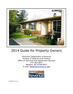 2014 Guide for Property Owners