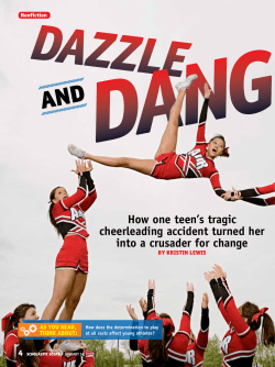 and How one teen’s tragic cheerleading accident turned her